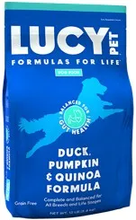 12lb Lucy Pet Duck Pumpkin & Quinoa for Dogs - Food